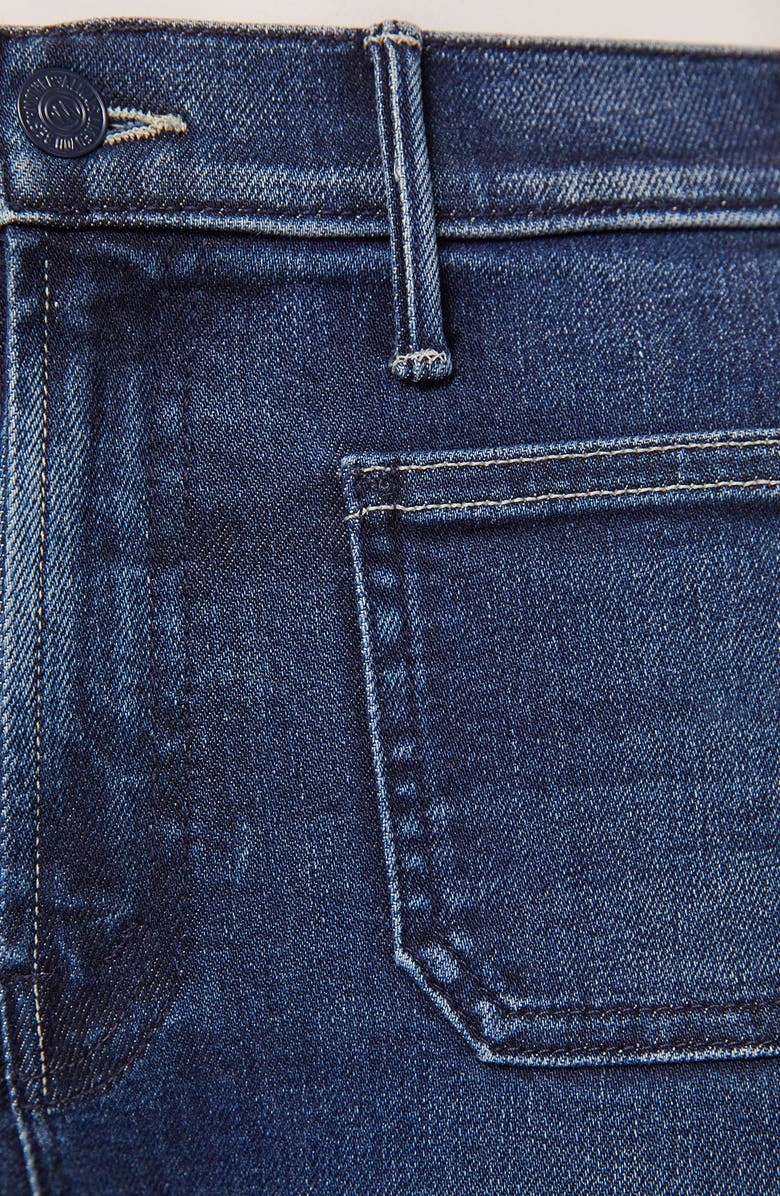MOTHER The Patch Pocket Insider Flood Bootcut Jeans, Alternate, color, You Are A Riot