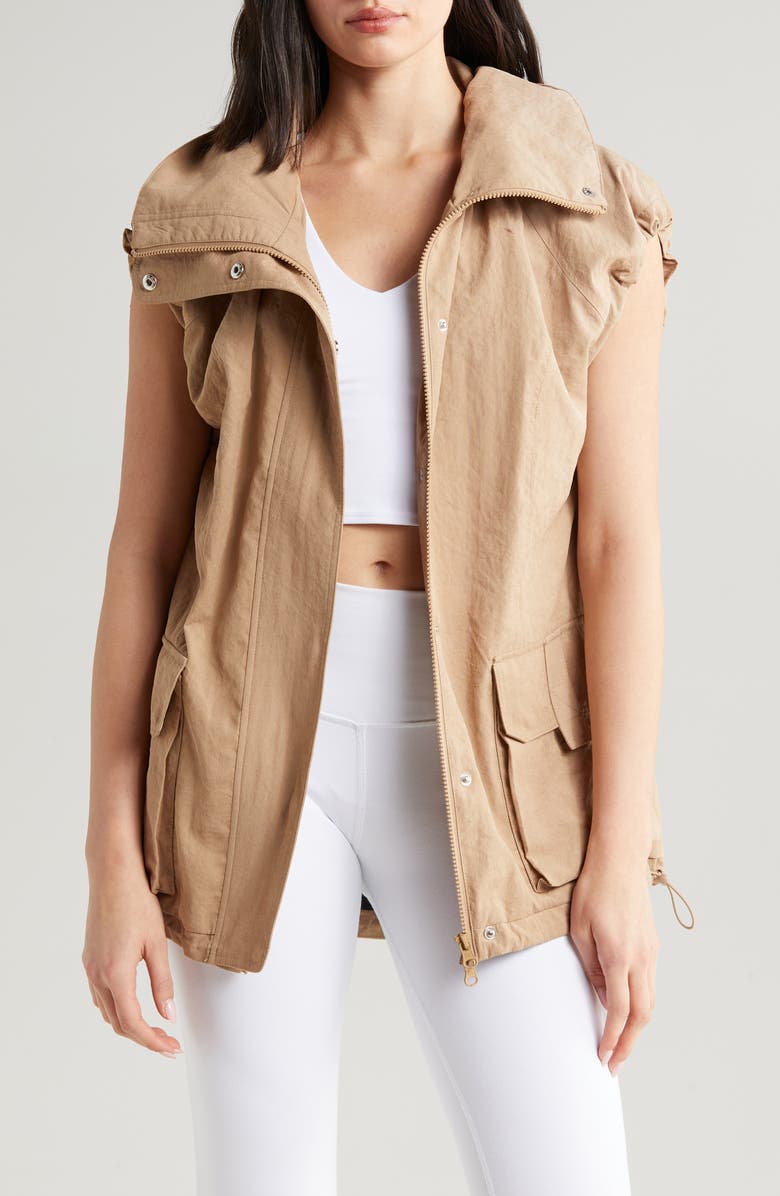 Blanc Noir Svetlana Oversize Vest, Main, color, 