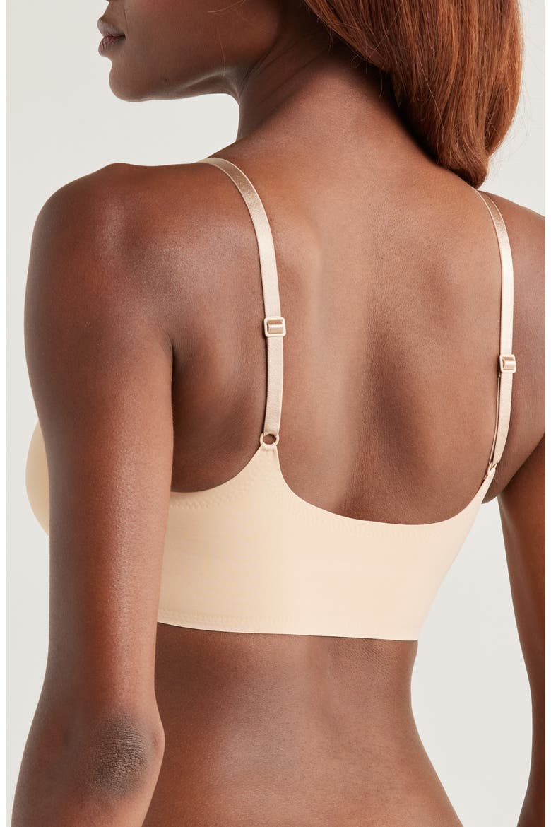 True Body Boost Scoop Neck Bralette, Alternate, color, DESERT