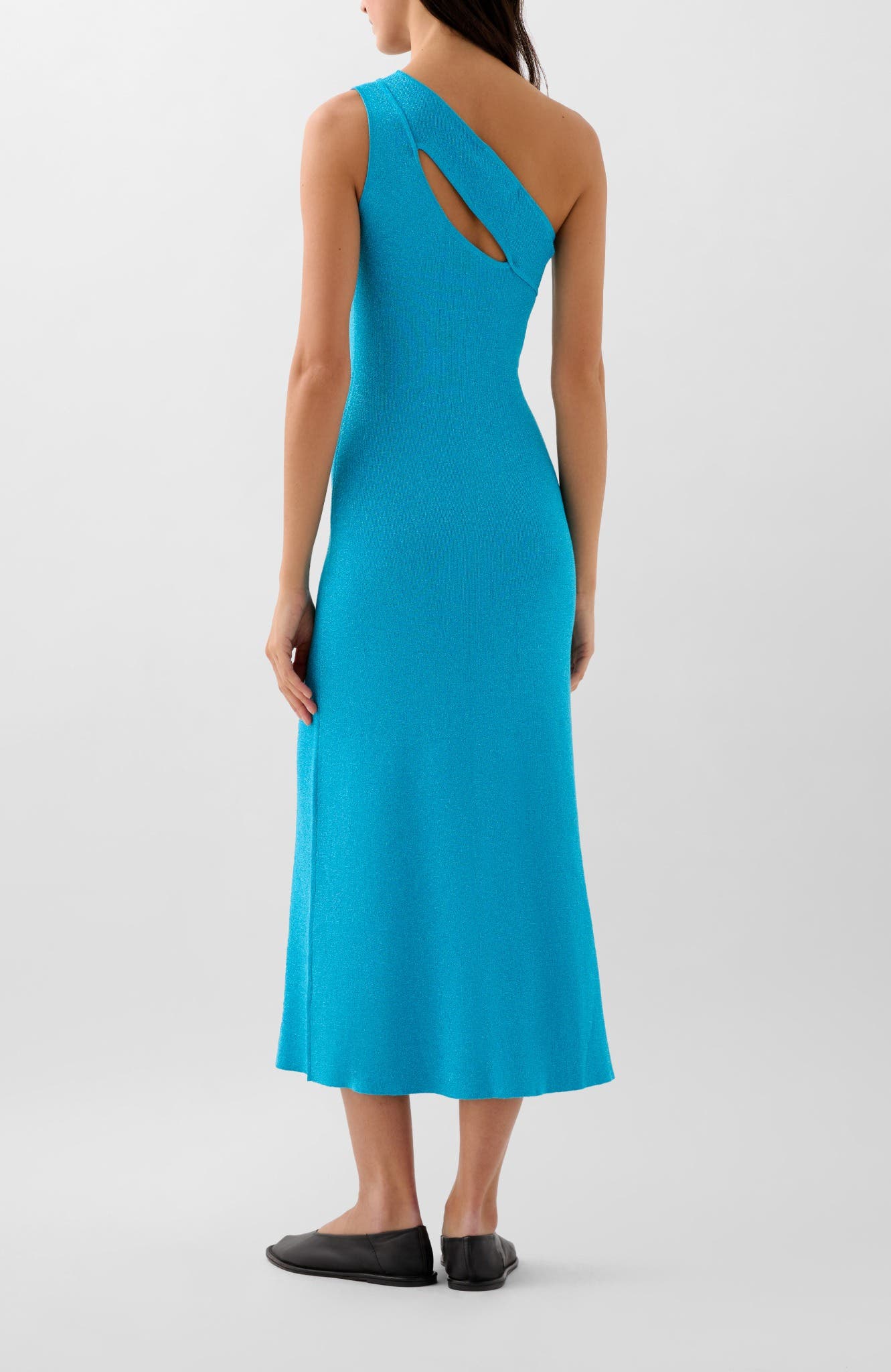 Asy Lurex Knit Dress - image 2