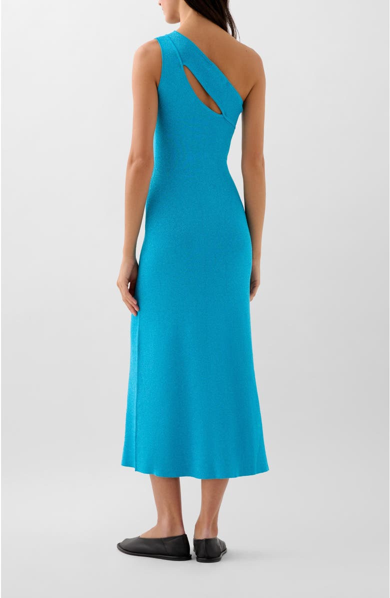 Scalpers Asy Lurex Knit Dress, Alternate, color, Turquoise