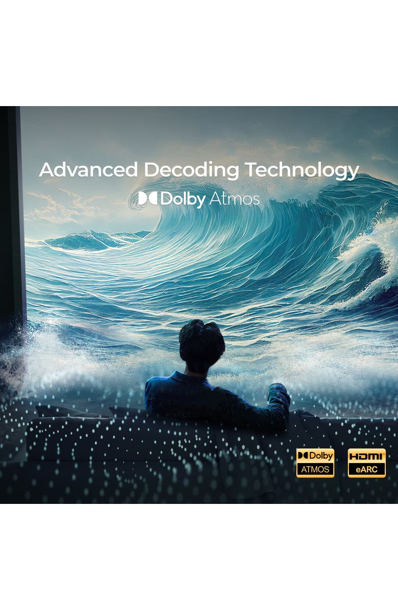 Ultimea Poseidon M4T 5.1 Dolby Atmos Sound Bar, Alternate, color, Black