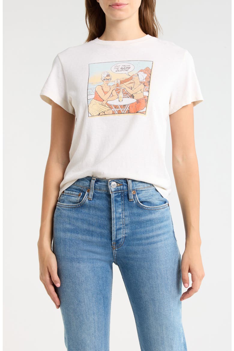 Classic Same Cloth Graphic T-Shirt, Main, color, VINTAGE WHITE