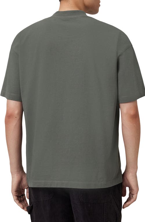 Allsaints Xander Crewneck T-shirt In Gray
