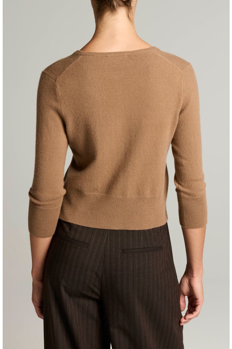 Wool & Cashmere Blend Cardigan, Alternate, color, CANYON