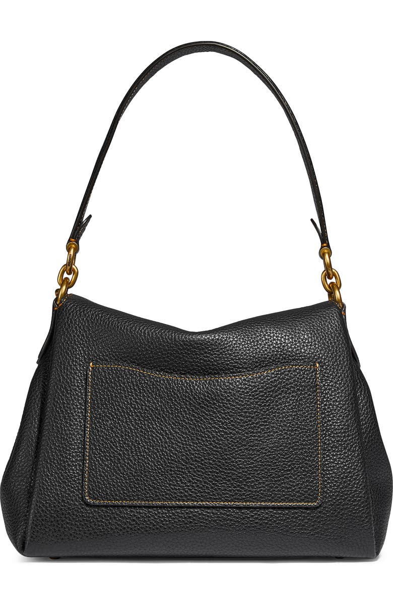 COACH May Pebble Leather Shoulder Bag, Alternate, color,