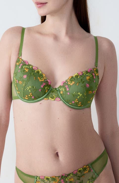 Gourmandise No. 2 Underwire Plunge Push-Up Bra