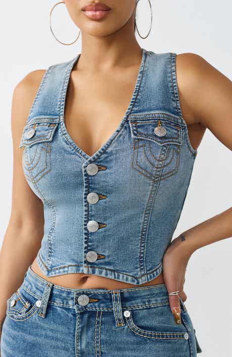 True Religion Denim Vest