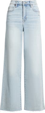 HIDDEN JEANS Clean Cut Wide Leg Dad Jeans