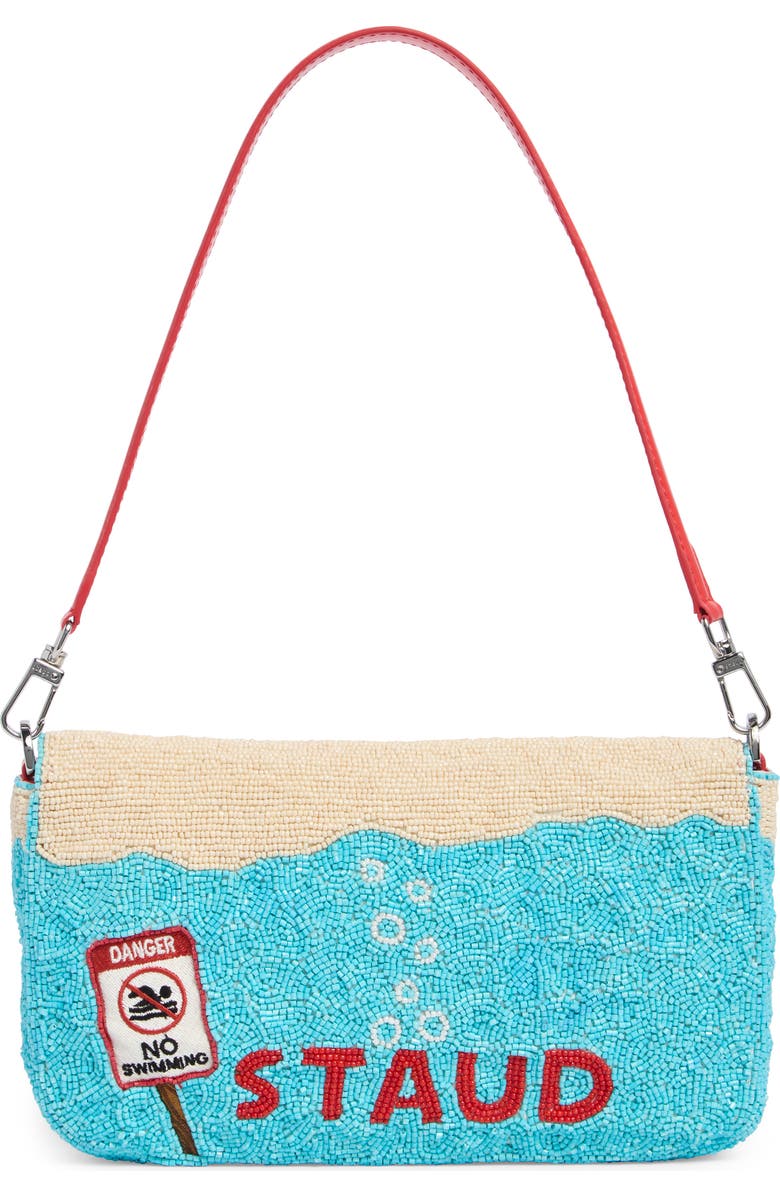 STAUD Timmy Convertible Shoulder Bag, Alternate, color, Great White