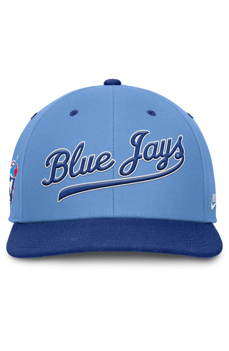 Nike Men's Nike Powder Blue/Royal Toronto Blue Jays Cooperstown Collection Pro Performance Snapback Hat, Alternate, color, 