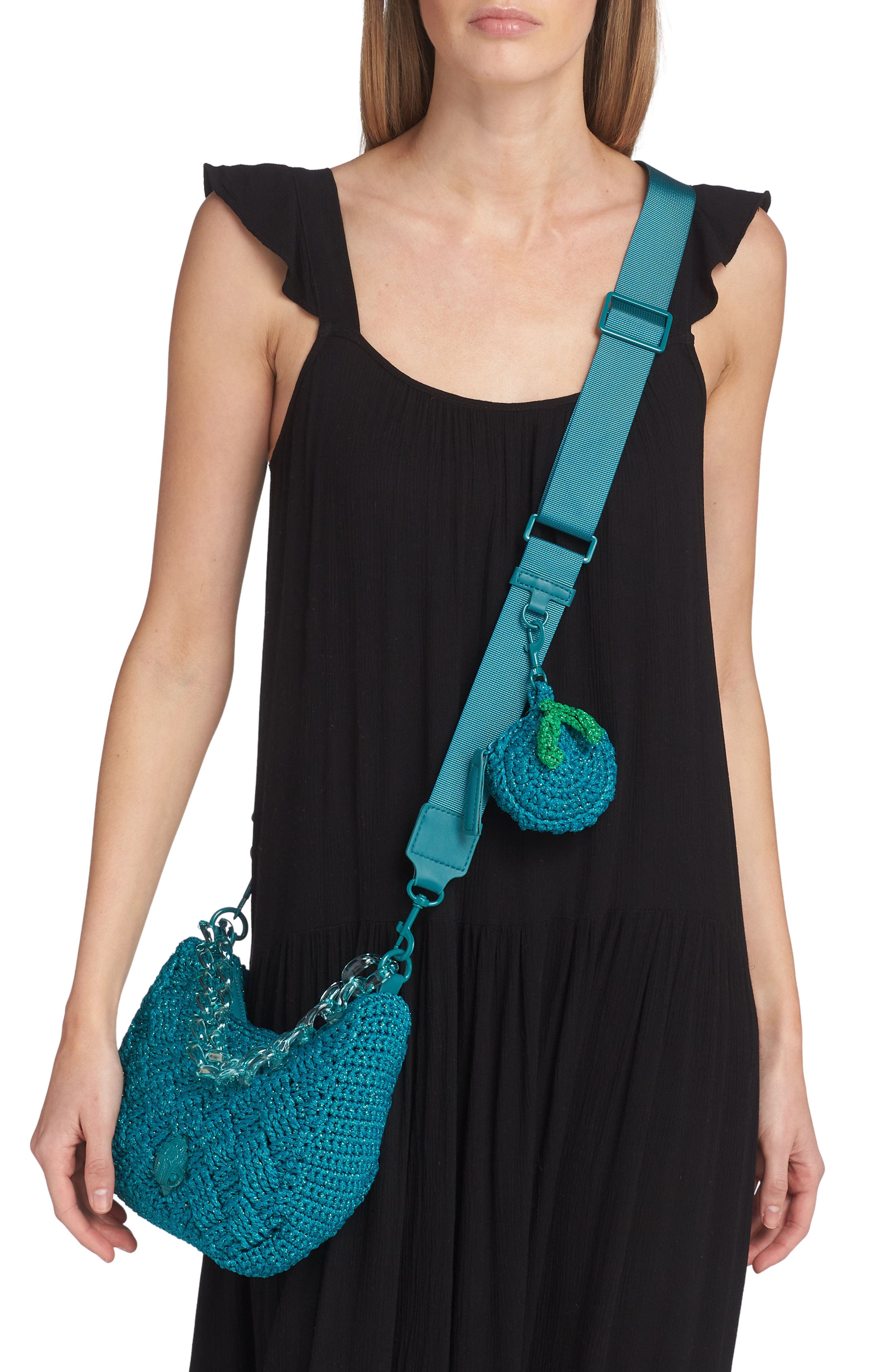 Kurt Geiger London Crochet Multi Crossbody Bag, Alternate, color, 