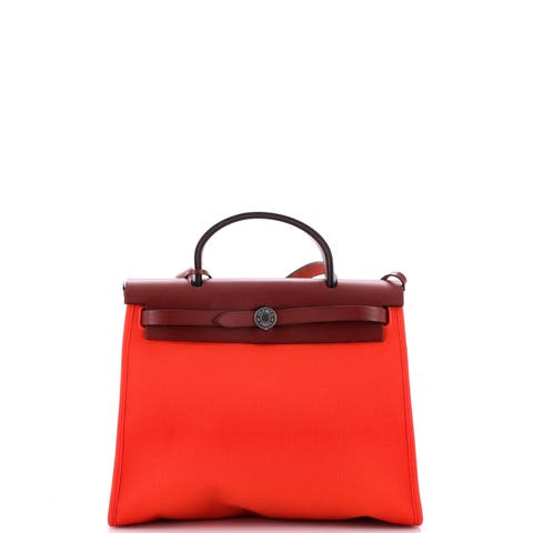 Herbag Zip Leather and Toile 31