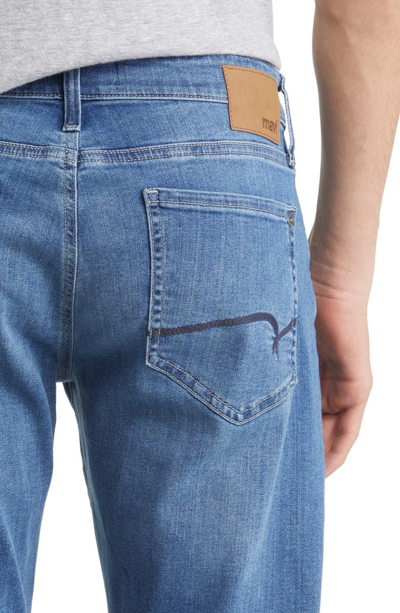 Mavi Jeans Marcus Slim Straight Leg Jeans, Alternate, color, Mid Brushed Williamsburg