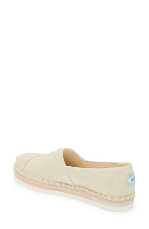TOMS TOMS ALPARGATA PLATFORM ESPADRILLE
