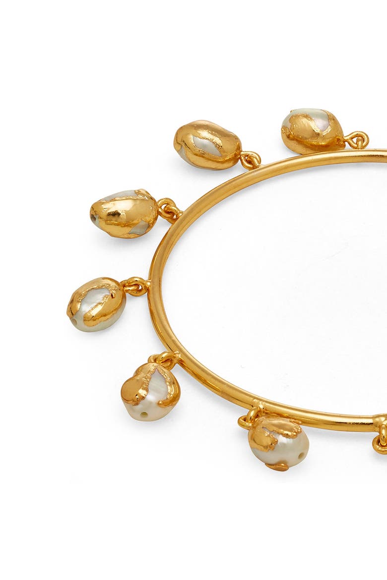 ASARA BANGLE, Alternate, color, Gold Plated