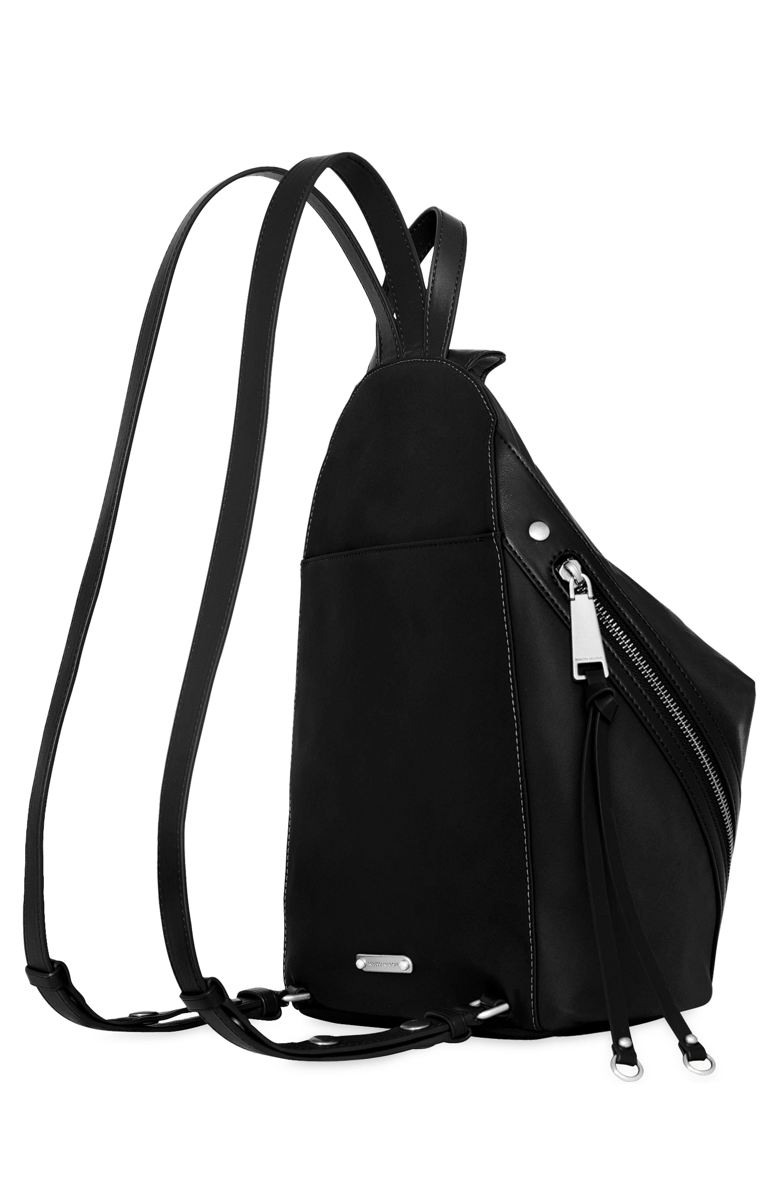 Rebecca Minkoff Medium Julian Zip Nylon Backpack, Alternate, color, 