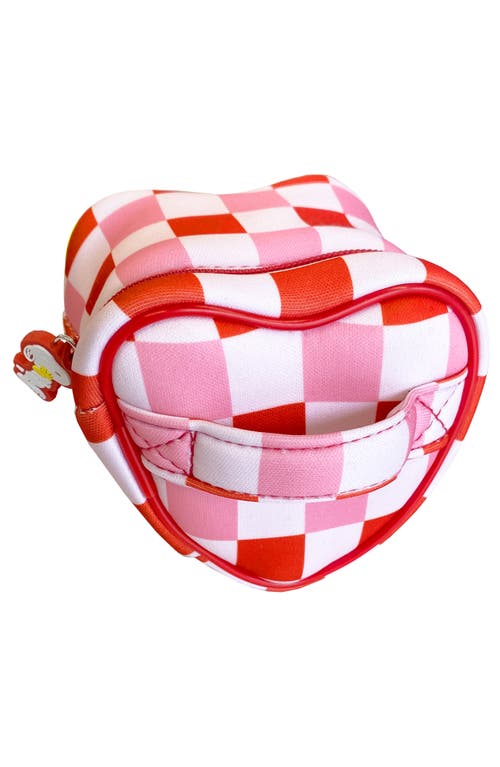 Mytagalongs Peanuts Sweet Hugs Heart Jewelry Case In Pink