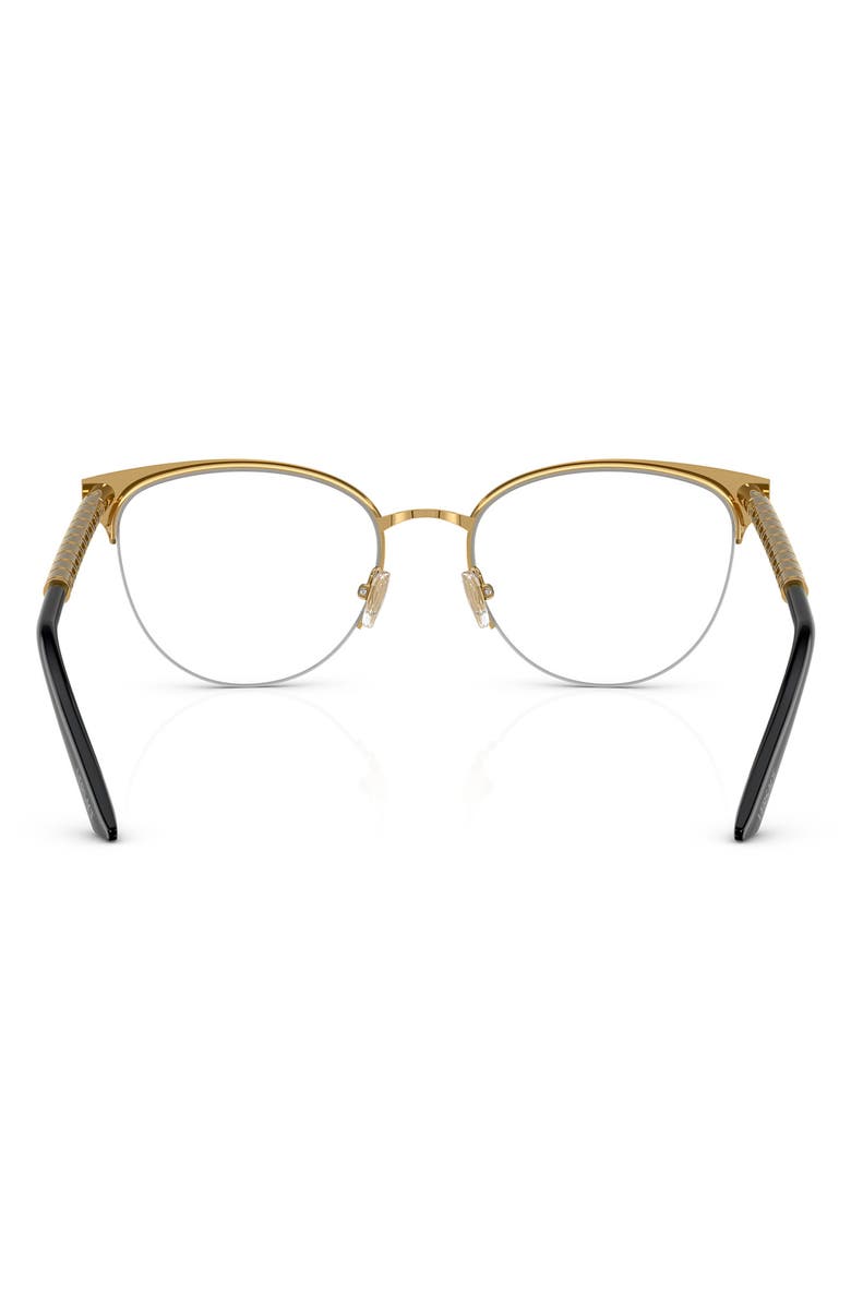 Versace 53mm Cat Eye Optical Glasses, Alternate, color,