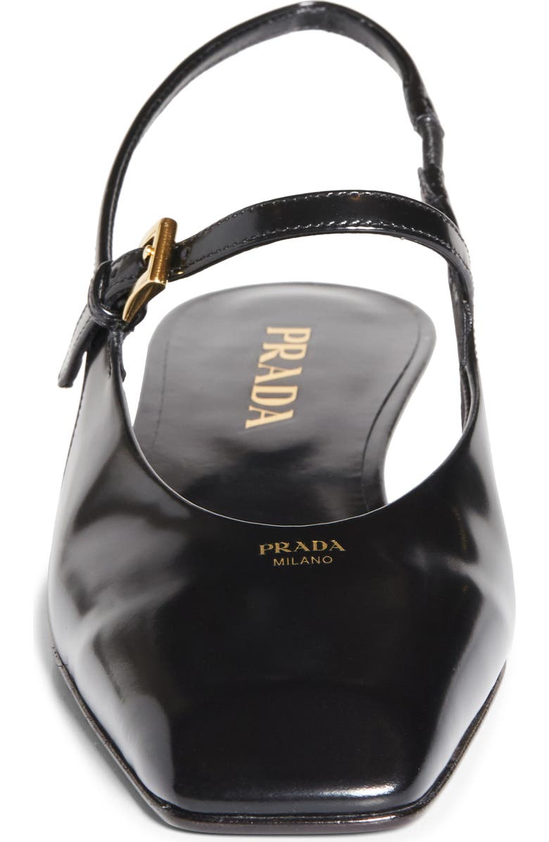 Prada Modellerie Square Toe Slingback, Alternate, color,