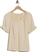MAX STUDIO Puff Sleeve Top