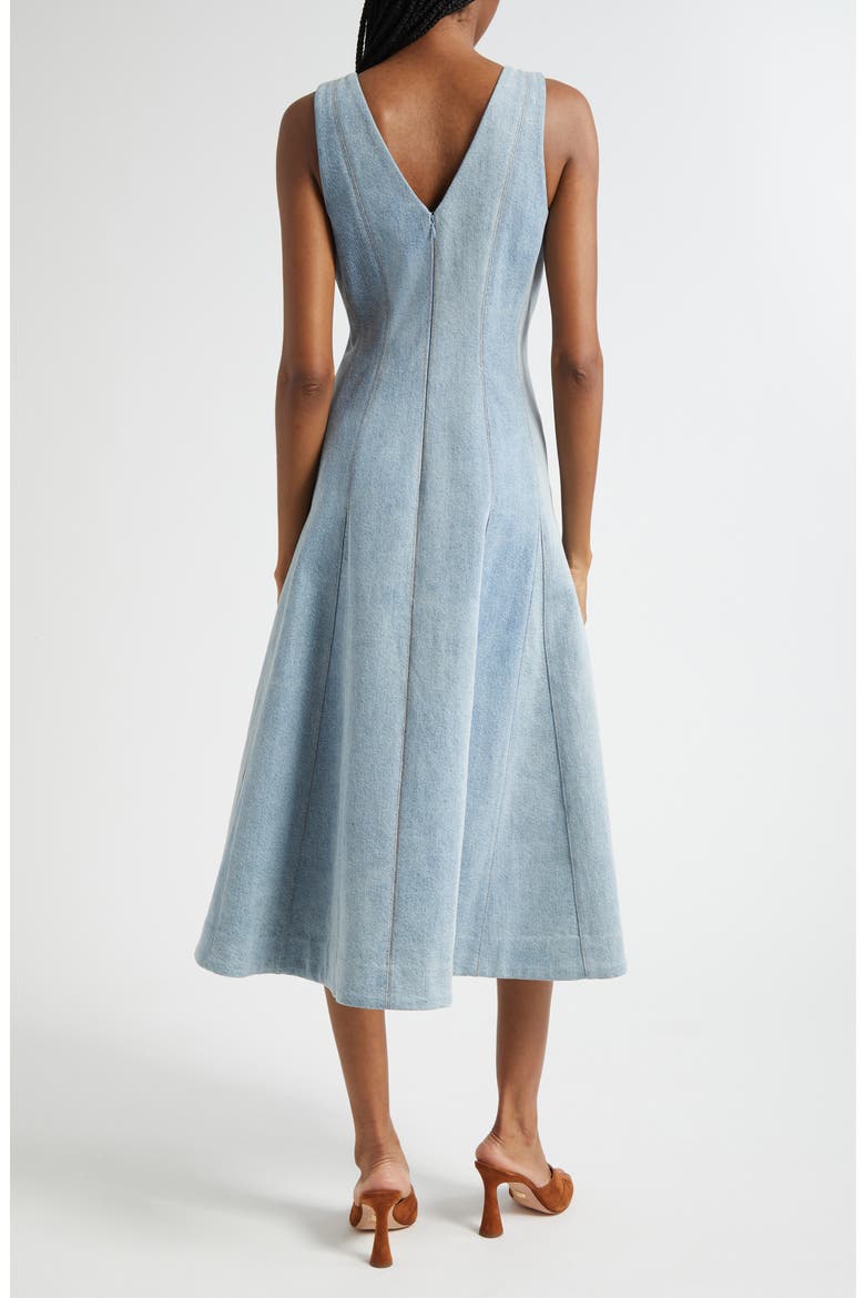 Lou A-Line Denim Dress, Alternate, color, BLUE MIRAGE