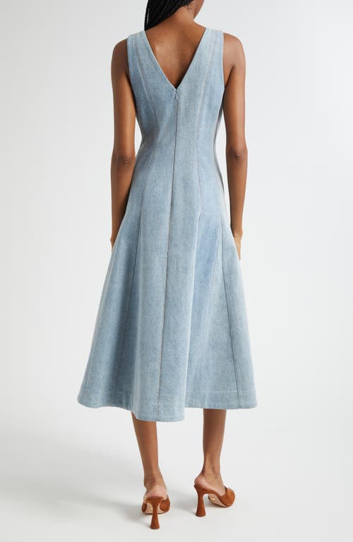Veronica Beard Lou A-line Denim Dress In Blue