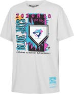 Mitchell & Ness Youth Mitchell & Ness  White Toronto Blue Jays Cooperstown Neon Field Shock T-Shirt