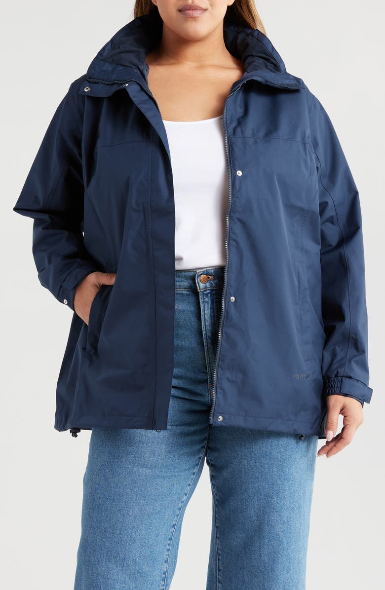 Helly Hansen Aden Waterproof with Stowaway Hood, Main, color, Navy