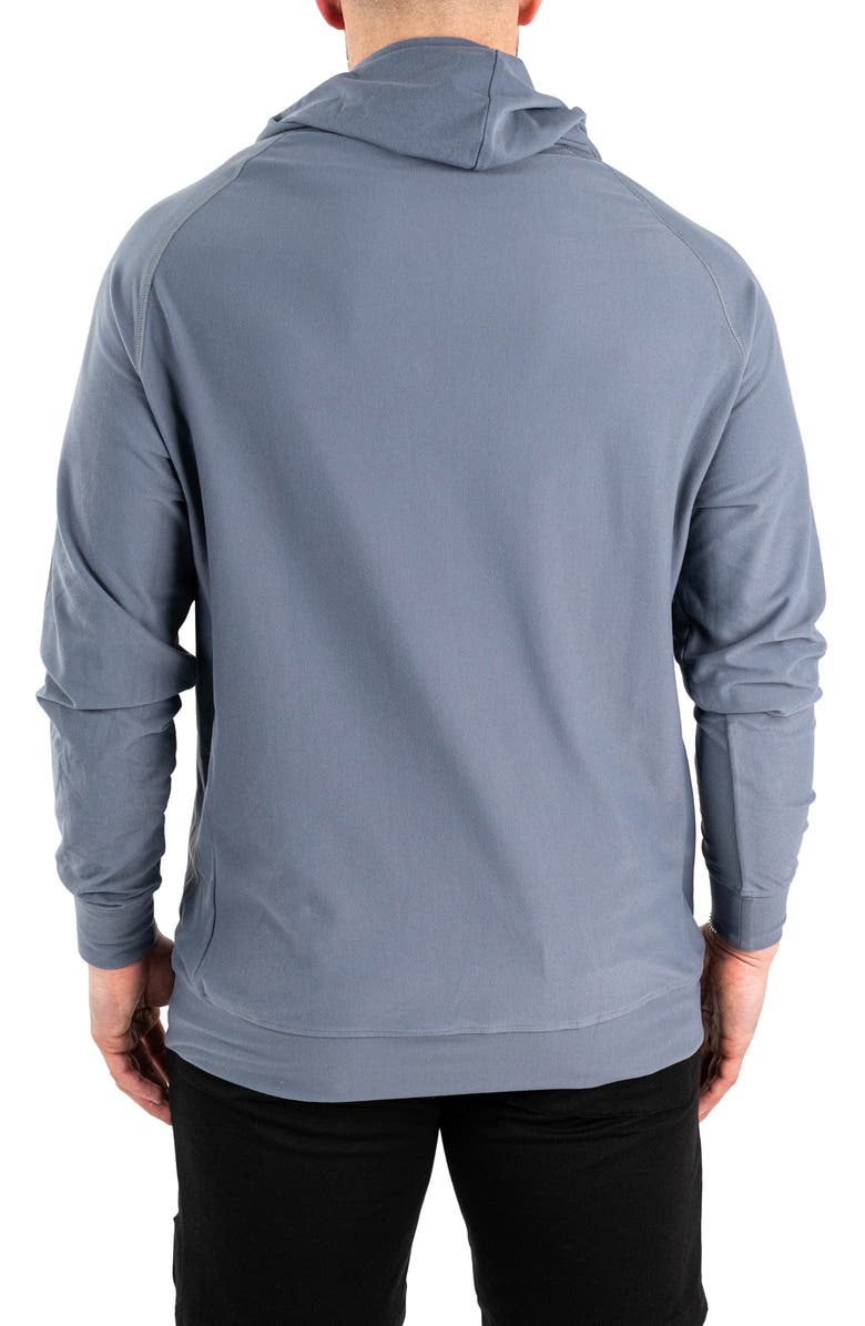 Maceoo Solid Cotton Hoodie, Alternate, color, Grey