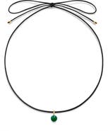 Monica Vinader Round Semiprecious Stone Pendant Necklace