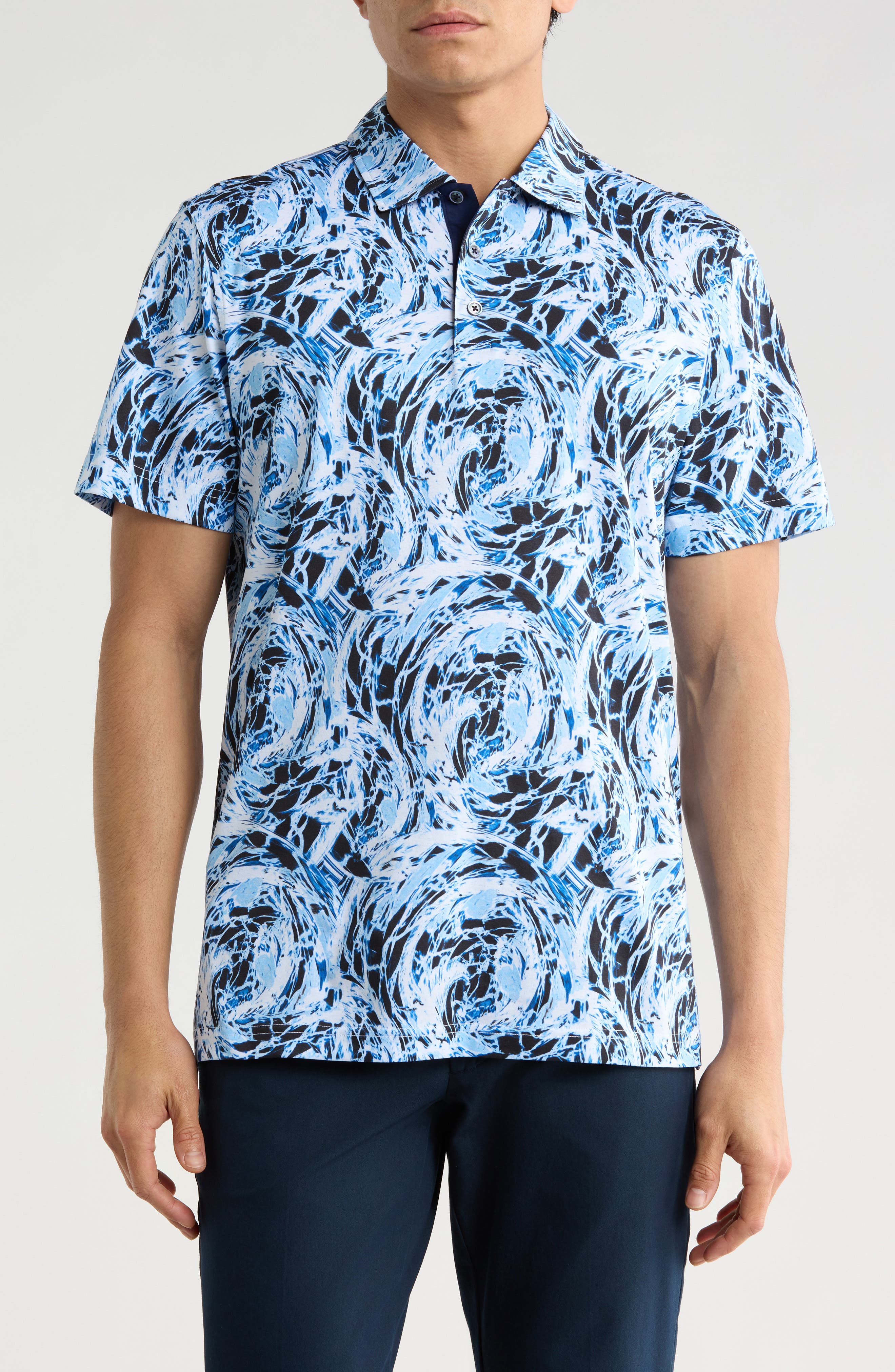 Bugatchi Mercerized Cotton Polo