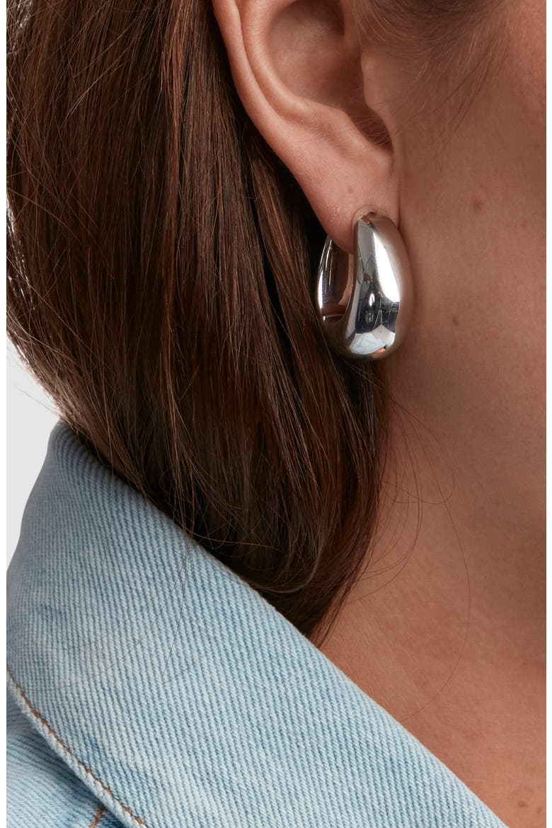 Large Ice Hoop Earrings, Alternate, color, 925 STERLING SILVER