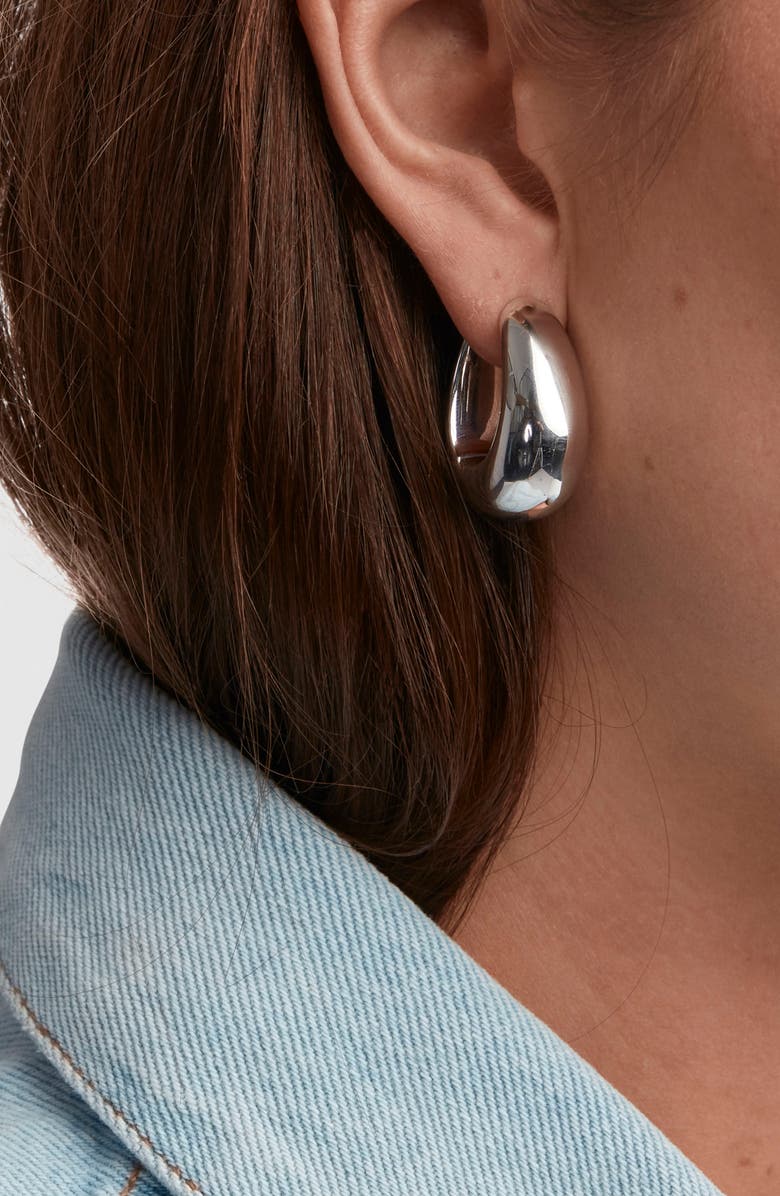 Tom Wood Large Ice Hoop Earrings, Alternate, color,