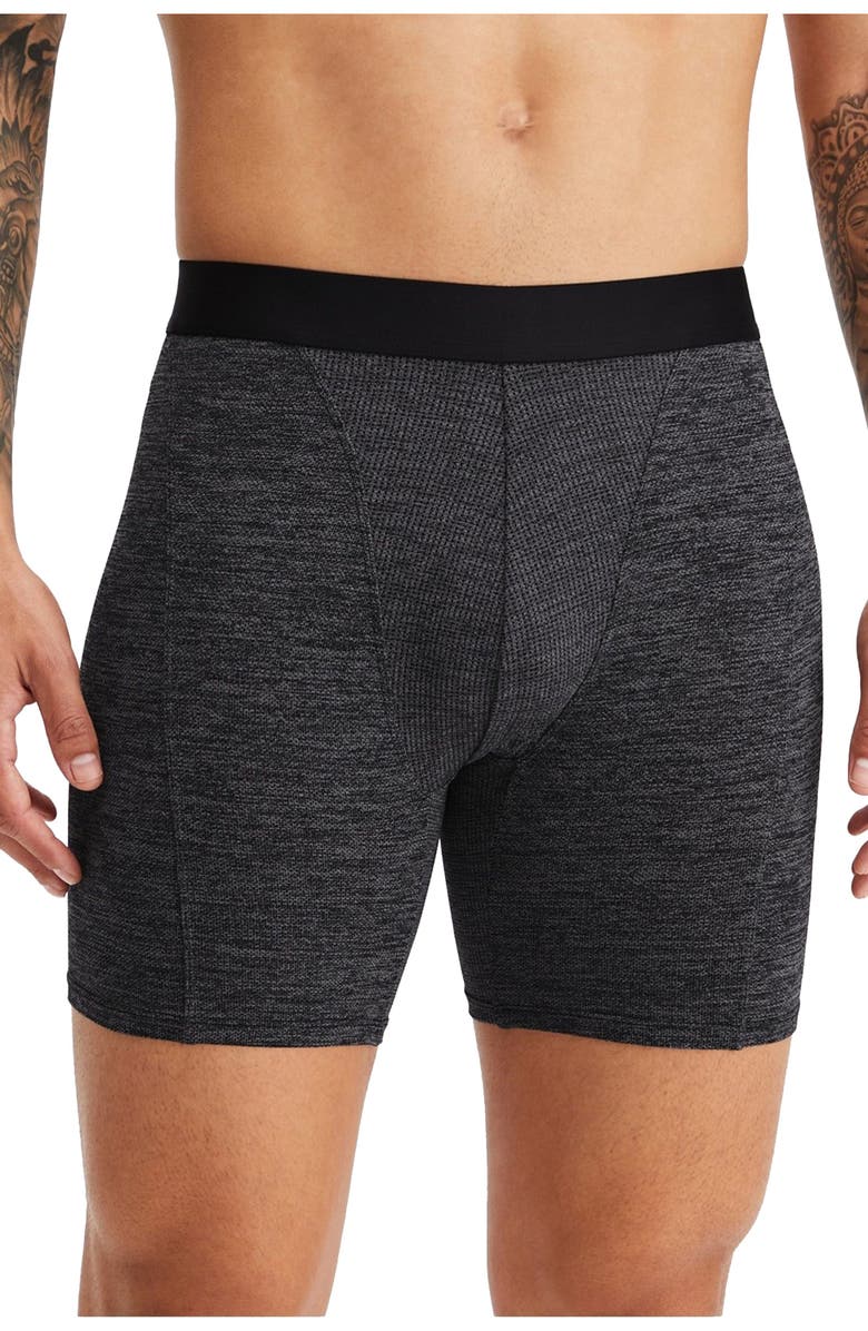 Fabletics Men's The Blueprint Boxer Brief, Main, color, Black Heather
