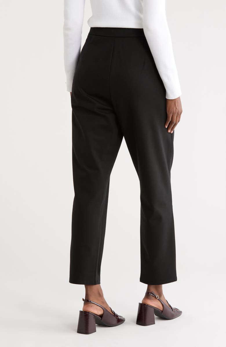 Eileen Fisher Tapered Ankle Pants, Alternate, color, Black