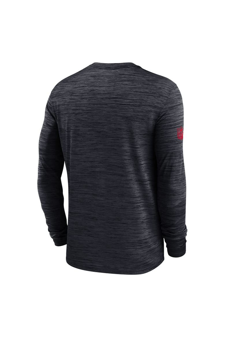 Men's Nike Navy Houston Texans Sideline Velocity Performance Long Sleeve T-Shirt, Alternate, color, Navy