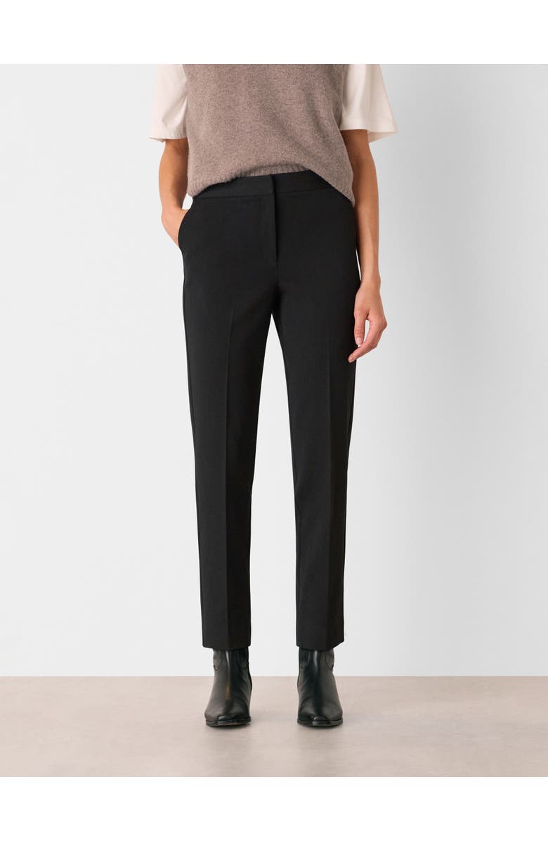 Whistles Lily Cigarette Trouser, Main, color, Black
