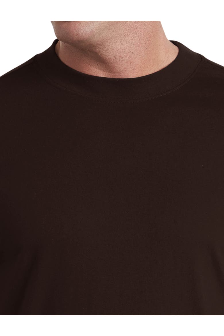 Big & Tall Moisture-Wicking Long-Sleeve Shirt, Alternate, color, JAVA