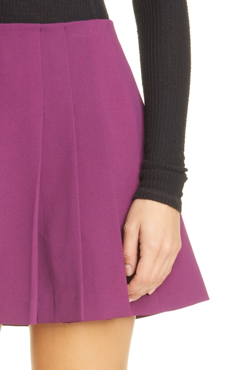 Alice + Olivia Semira Pleated Skirt, Alternate, color, 