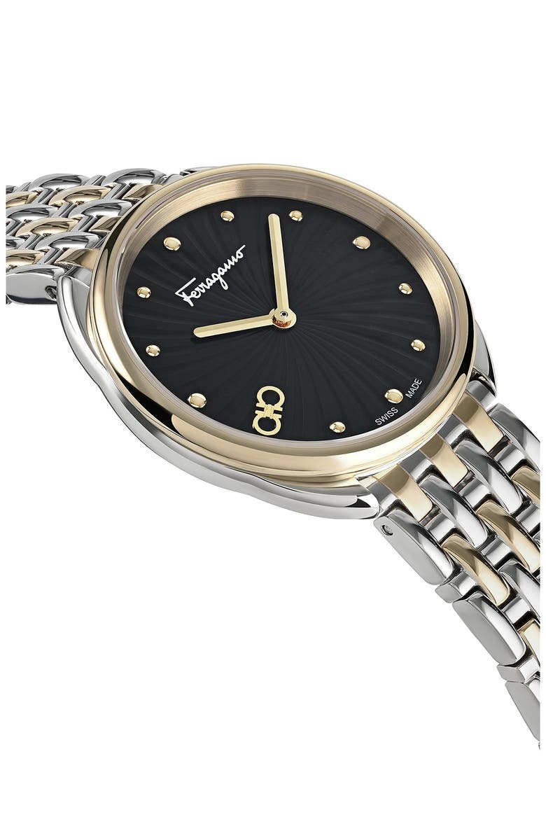 Men's Cuir Watch, 34mm, Alternate, color, TWO TONE