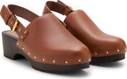 MANGO Studded Slingback Clog