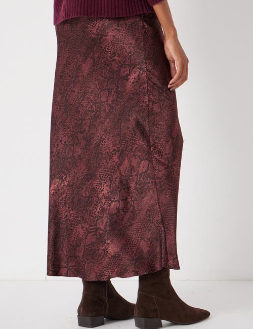 Hush Simone Slinky Skirt In Burgundy