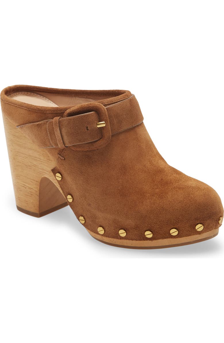 Veronica Beard Dacey Clog, Main, color, Pecan