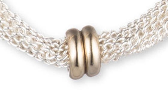 Ralph Lauren Lauren Two-tone Station Necklace In Metallic