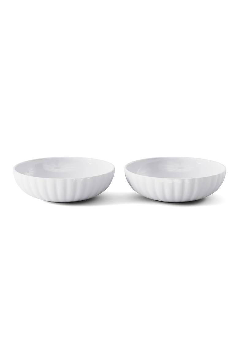 Bernadotte Set of 2 Porcelain Bowls, Main, color, WHITE