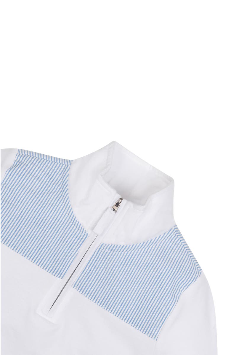 Hope & Henry Baby Boys' Organic French Terry Half-Zip Pullover, Infant, Alternate, color, 