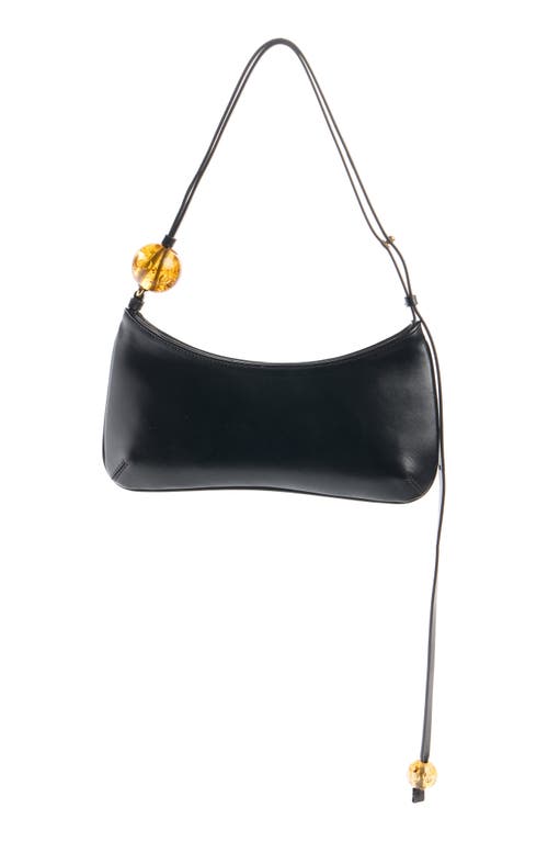 Jacquemus Women Black Top Zip Fastening Adjustable Shoulder Strap Internal Patch Pocket Contrast