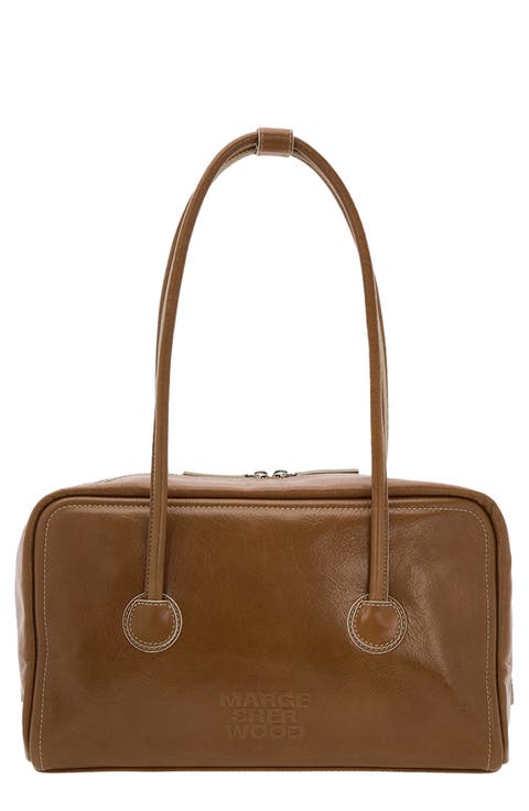 Boston Leather Shoulder Bag