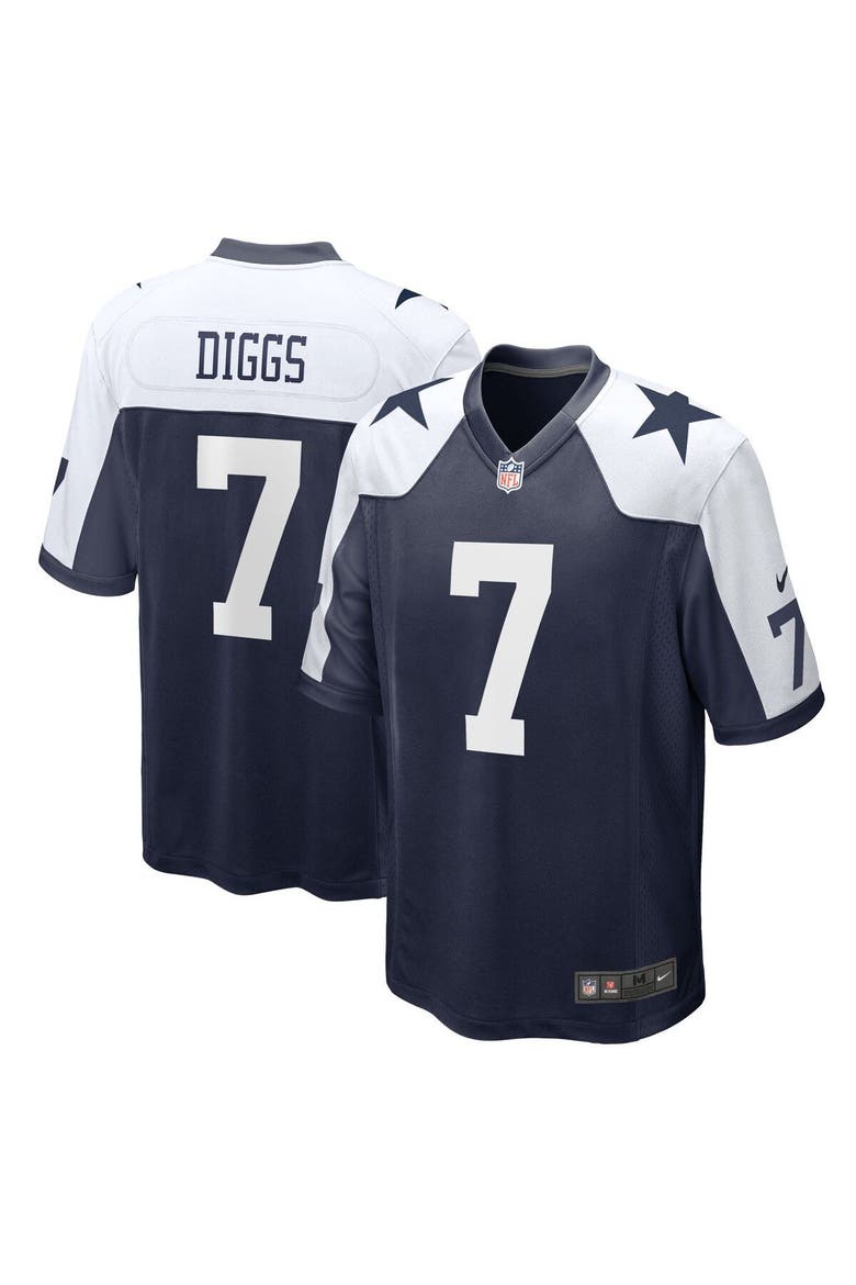 Men's Nike Trevon Diggs Navy Dallas Cowboys Alternate Game Jersey, Main, color, Navy
